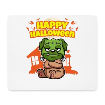 Happy Halloween Scary Funny Hallow's Eve Costume - Mouse Pad (horizontal) - white - Front
