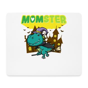 Momster Monster Maman Effrayant Halloween Mommy Costume - Tapis de souris (format paysage) - blanc - Devant
