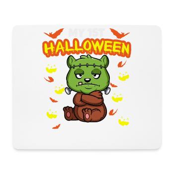 Mon premier anniversaire d’Halloween Scary Hallow’s Eve - Tapis de souris (format paysage) - blanc - Devant