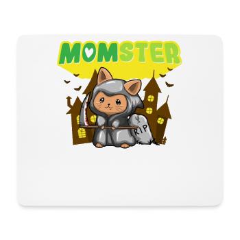 Momster Monster Mom Scary Halloween Mommy Costume - Mouse Pad (horizontal) - white - Front