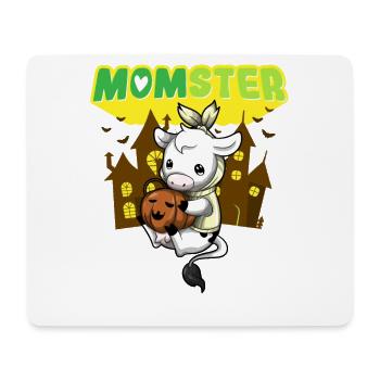 Momster Monster Maman Effrayant Halloween Mommy Costume - Tapis de souris (format paysage) - blanc - Devant