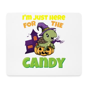 I'm Just Here For The Candy Scary Halloween Beast - Mousepad (Querformat) - Weiß - Vorne