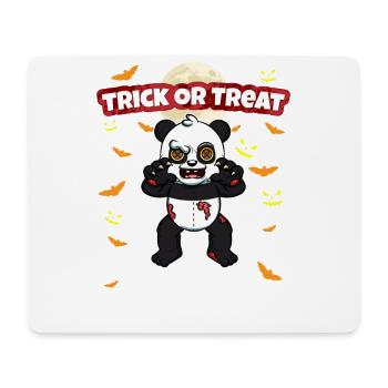 Truc ou traiter effrayant monstre d’Halloween effrayant - Tapis de souris (format paysage) - blanc - Devant