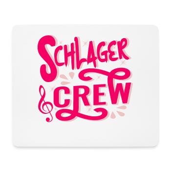 Schlager Crew Costume Schlager Party Outfit - Mouse Pad (horizontal) - white - Front