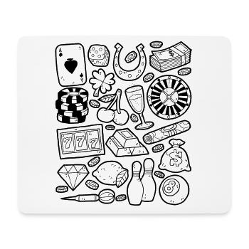Casino - Mouse Pad (horizontal) - white - Front