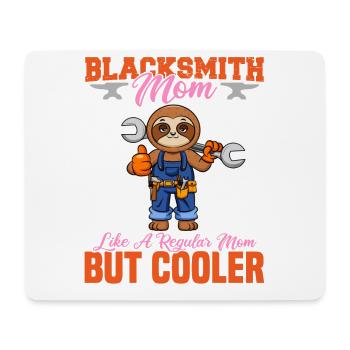 Blacksmith Mom Like A Regualr Mom But Cooler - Mousepad (Querformat) - Weiß - Vorne