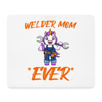 Best Welder Mom Ever Metal Work Crafts Mother - Mousepad (Querformat) - Weiß - Vorne