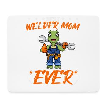 Best Welder Mom Ever Metal Work Crafts Mother - Mousepad (Querformat) - Weiß - Vorne