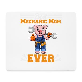 Best Mechanic Mom Ever Technician Mothers Day Gift - Mousepad (Querformat) - Weiß - Vorne
