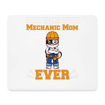 Best Mechanic Mom Ever Technician Mothers Day Gift - Mousepad (Querformat) - Weiß - Vorne