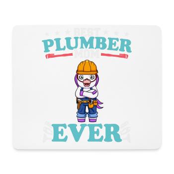 Best Plumber Mom Ever Plumbing Technician Crafts - Mousepad (Querformat) - Weiß - Vorne
