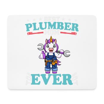 Best Plumber Mom Ever Plumbing Technician Crafts - Mousepad (Querformat) - Weiß - Vorne