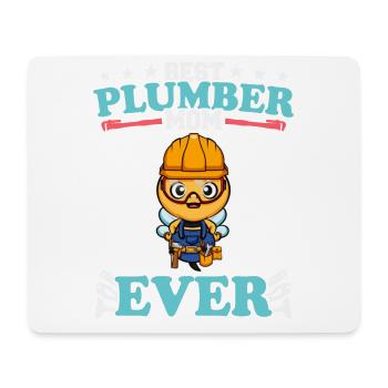 Best Plumber Mom Ever Plumbing Technician Crafts - Mousepad (Querformat) - Weiß - Vorne