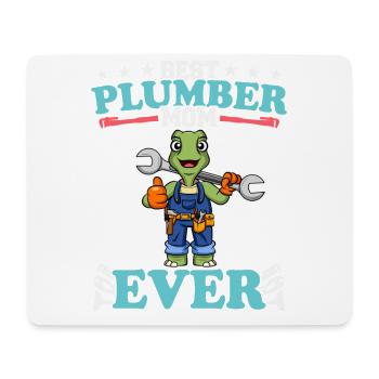 Best Plumber Mom Ever Plumbing Technician Crafts - Mousepad (Querformat) - Weiß - Vorne