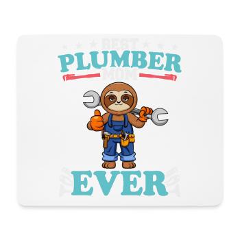 Best Plumber Mom Ever Plumbing Technician Crafts - Mousepad (Querformat) - Weiß - Vorne