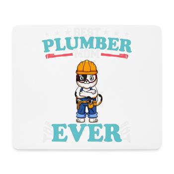 Best Plumber Mom Ever Plumbing Technician Crafts - Mousepad (Querformat) - Weiß - Vorne