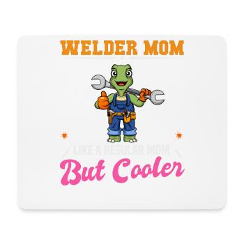 Welder Mom Like A Regualr Mom But Cooler - Mousepad (Querformat) - Weiß - Vorne