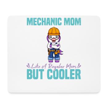 Mechanic Mom Like A Regualr Mom But Cooler - Mousepad (Querformat) - Weiß - Vorne
