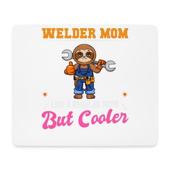 Welder Mom Like A Regualr Mom But Cooler - Mousepad (Querformat) - Weiß - Vorne