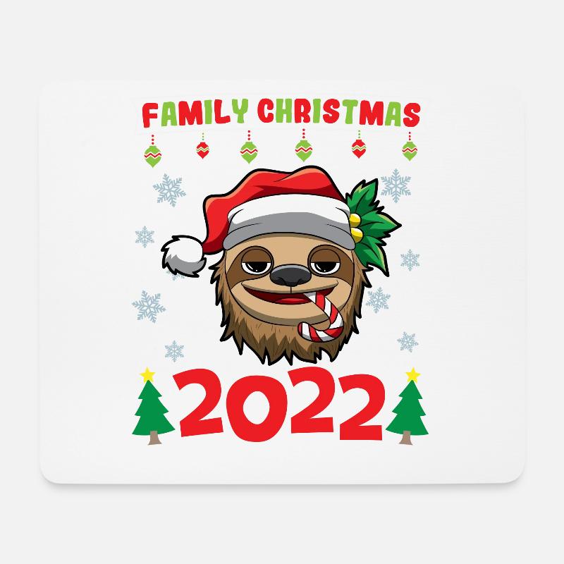 Family Christmas 2022 Funny Matching Xmas Lover - Mousepad (Querformat) - Weiß