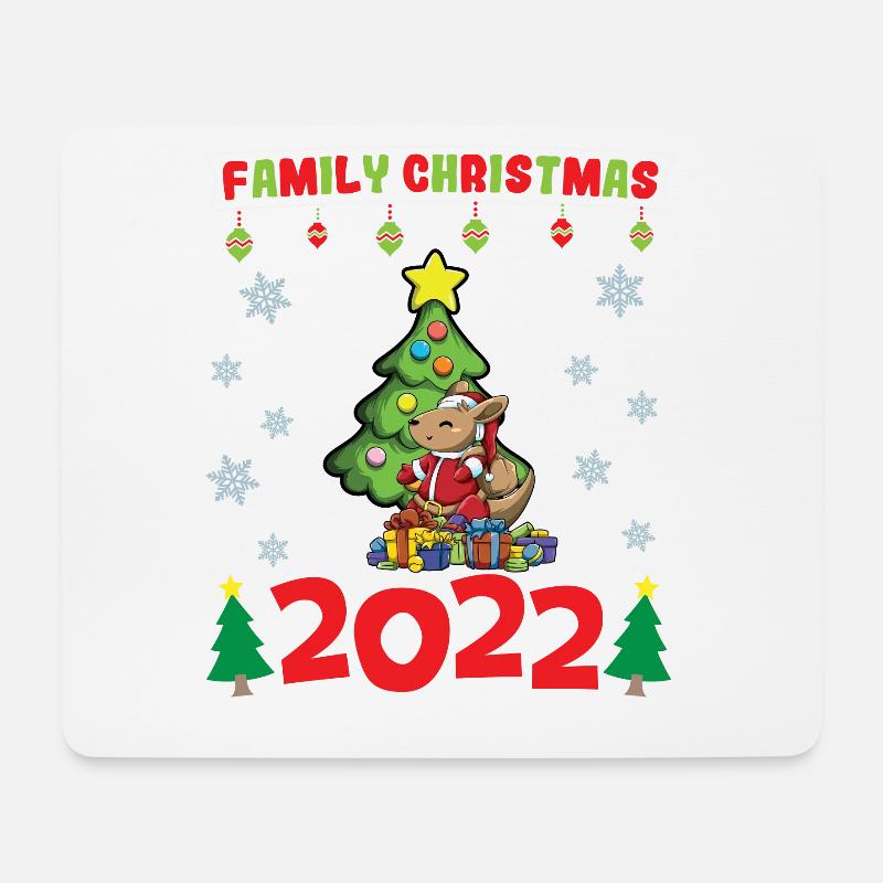 Family Christmas 2022 Funny Matching Xmas Lover - Mousepad (Querformat) - Weiß