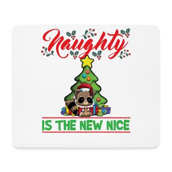 Naughty Is The New Nice Christmas Santa Xmas - Mousepad (Querformat) - Weiß - Vorne