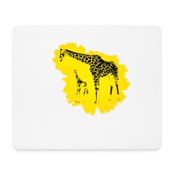 Giraffe - Mouse Pad (horizontal) - white - Front