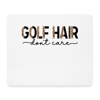 Golf Haare kümmern sich nicht Golf Lover Lustig süß - Mousepad (Querformat) - Weiß - Vorne