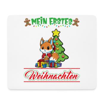 Mein Erstes Weihnachten Baby 1 Jahr Heilig Abend - Mousepad (Querformat) - Weiß - Vorne