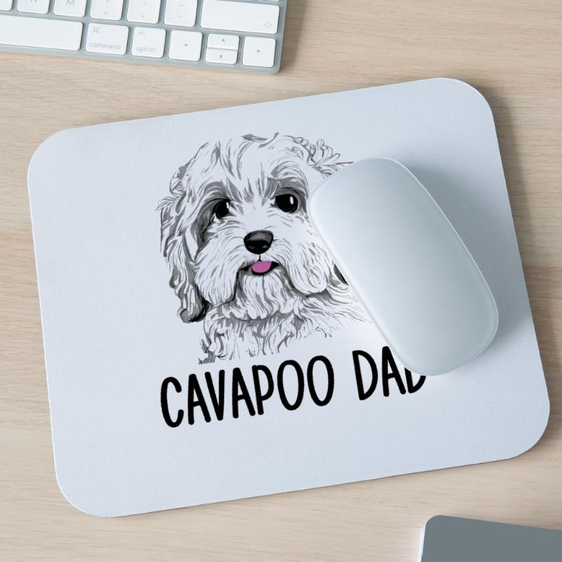 Cavapoo Papa, Cavapoo Tapis de souris (format paysage)