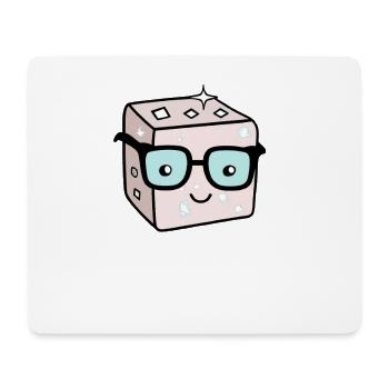 Sweet Sugar Sugar Cube Nerd Refined - Mouse Pad (horizontal) - white - Front