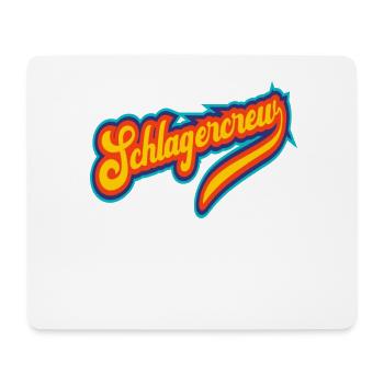 Schlagercrew Schlagermusik Schlager Schlagerparty - Mousepad (Querformat) - Weiß - Vorne