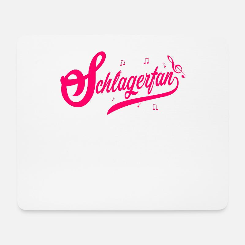 Schlagerfan Schlagermusik Schlagerparty Schlager - Mousepad (Querformat) - Weiß