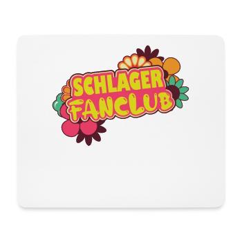 Schlager Fanclub Schlagermusik Schlagerparty - Mousepad (Querformat) - Weiß - Vorne