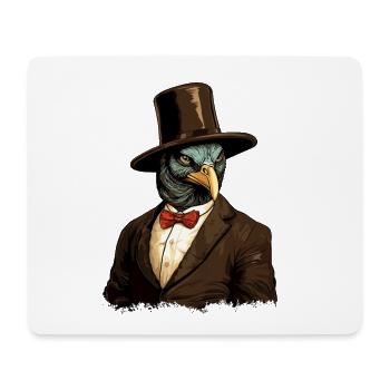 Thanksgiving American Pilgrim Turkey - Tapis de souris (format paysage) - blanc - Devant