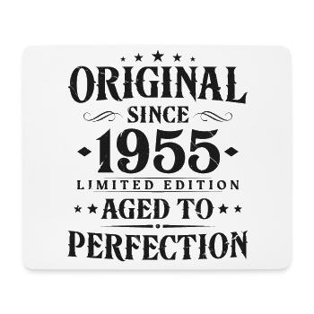 Original Since 1955 Vintage Cadeau d’anniversaire - Tapis de souris (format paysage) - blanc - Devant