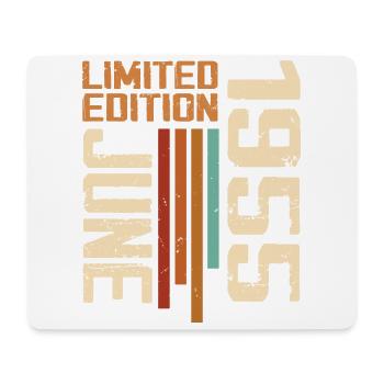 June 1955 Birthday Gift June 1955 Retro 1955 - Mouse Pad (horizontal) - white - Front