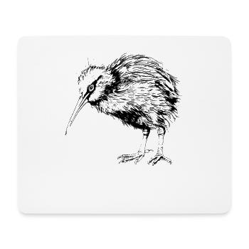 kiwi bird, new zealand - Mousepad (Querformat) - Weiß - Vorne