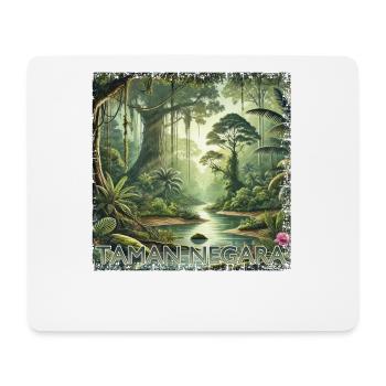 Taman Negara Forêt tropicale Malaisie Rivière tropicale - Tapis de souris (format paysage) - blanc - Devant
