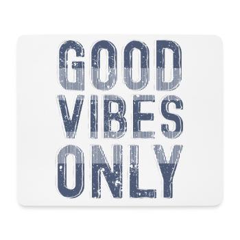 Positive energy in vintage style - Mouse Pad (horizontal) - white - Front
