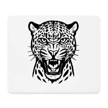 Leopard - Big Cat, Africa - Mouse Pad (horizontal) - white - Front