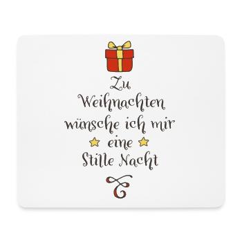 Baby Weihnachten - Mousepad (Querformat) - Weiß - Vorne