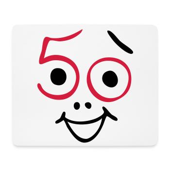 50 Jahre und noch frisch ! - Mousepad (Querformat) - Weiß - Vorne