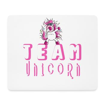 Team Unicorn I Dab Dance Unicorn I Fantasy - Mouse Pad (horizontal) - white - Front