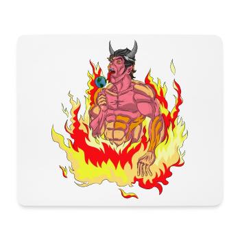 DEVIL'S CANDY HELL - SWEET TO SET THE WORLD ON FIRE - Mouse Pad (horizontal) - white - Front