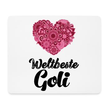 Weltbeste Goli fragen Patentante Österreich - Mousepad (Querformat) - Weiß - Vorne