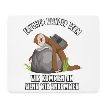 Wander Team Geschenk Bergsteiger Wanderung - Mousepad (Querformat) - Weiß - Vorne