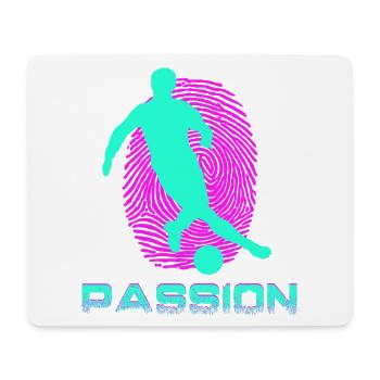Football - Mousepad (Querformat) - Weiß - Vorne