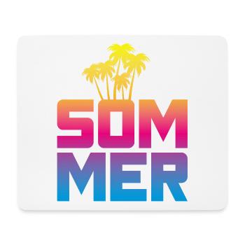 Summer Palm Trees Beach Beach Colorful Mallorca - Mouse Pad (horizontal) - white - Front