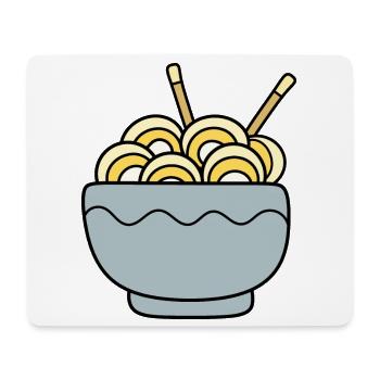 Ramen Nudeln Kawaii Japan Küche - Mousepad (Querformat) - Weiß - Vorne